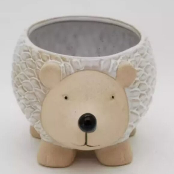 Hedgehog ceramic ~ Planter ~ Vase ~ used for candy or decoration NEW - Picture 2 of 9